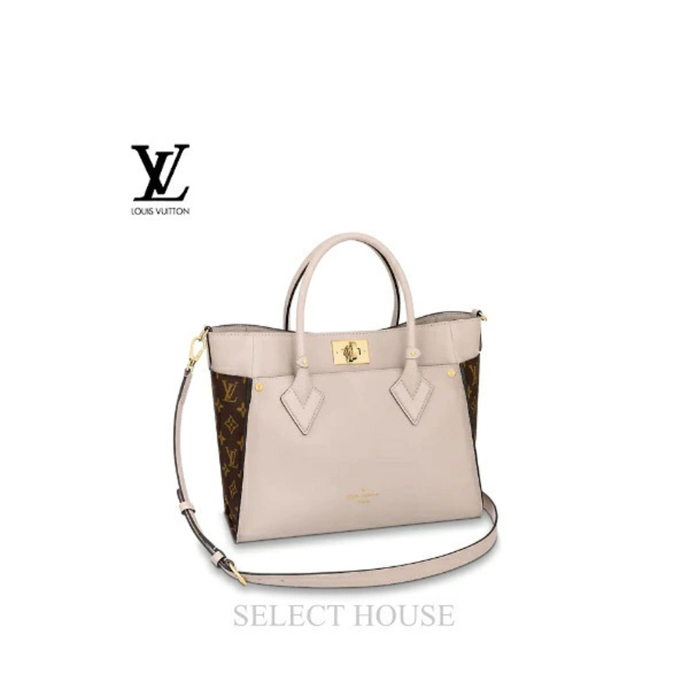 Louis Vuitton On My Side Beige Tan